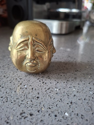 Vintage four faced - four, brass