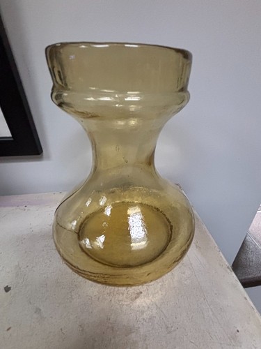 Vintage pale amber - amber, glass