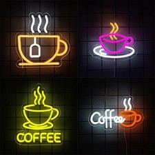 Coffee Cup LED Neon Sign Light