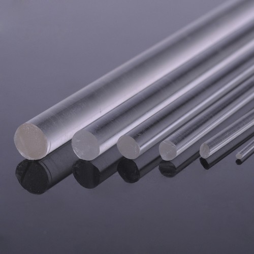Clear acrylic rod - clear,