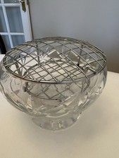 Vintage Crystal Cut Glass Rose