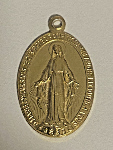 Antique 1830 brass religious - 1830,