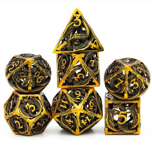 Metal dice set box - metal, &