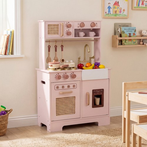 Play kitchen for kids wooden - kitchen,