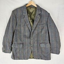 Magee Mens Grey Tweed Blazer, Sports Jacket Multicolour Check, 44" Holes