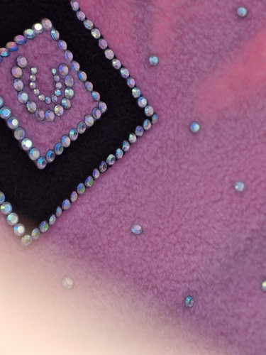 Pink with diamantes custom - with,