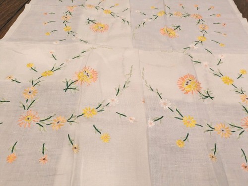 Lovely floral hand embroidered - lovely,