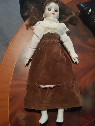 1970s bisque porcelain doll - 1970s,