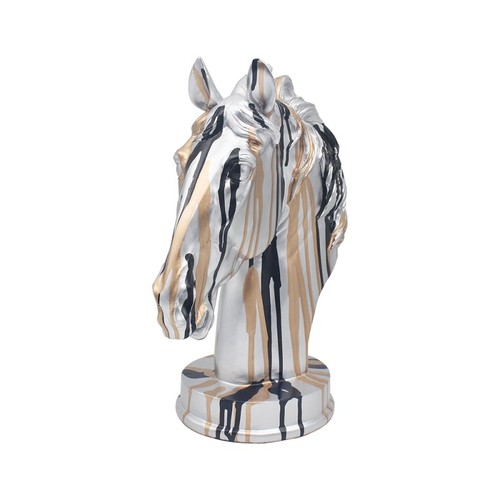 Animal figurine horse head - figurine,