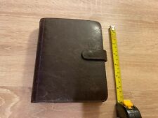Mulberry Dark Brown Leather A6 Diary Organiser 