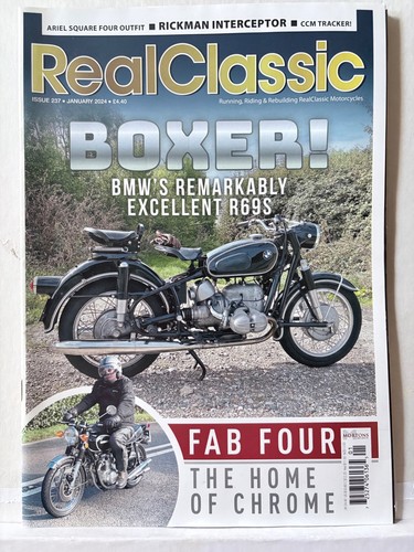 Real classic motorcycle - real,