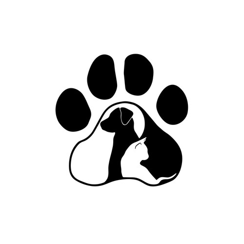 3pcs palm cat dog paw - dog, pet