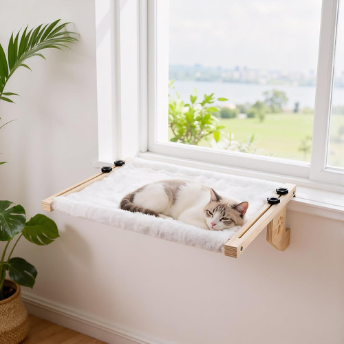 Cat radiator bed - cat, hanging