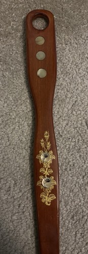 Wooden back scratcher with - wooden,