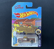 Hot Wheels Customs The Simpsons Cletus Spuckler's Car Custom Card Matchbox