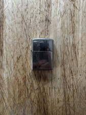 Vintage Zippo Lighter Silver Plated with Gold Plated Inlay, Circa 1993