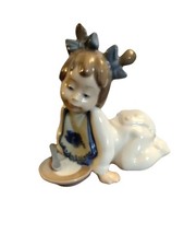 Nao Figure Eating Breakfast Girl Excellent Condition No Box