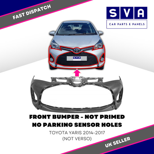 Front bumper not primed - bumper,
