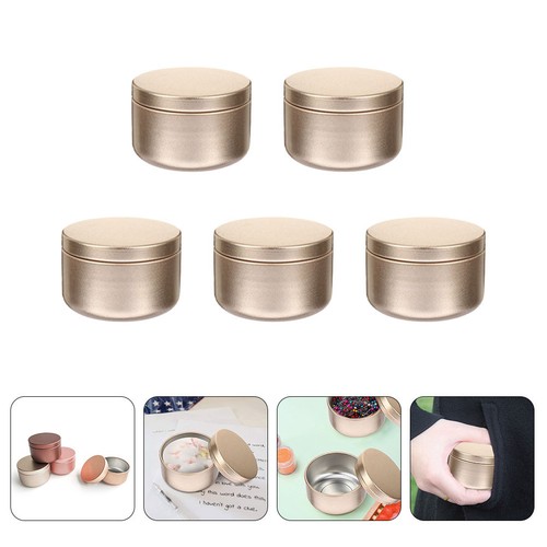 5pcs reusable aluminum - aluminum, cream