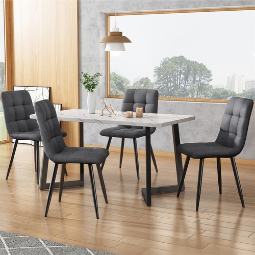 Dining table and chairs set - dining,