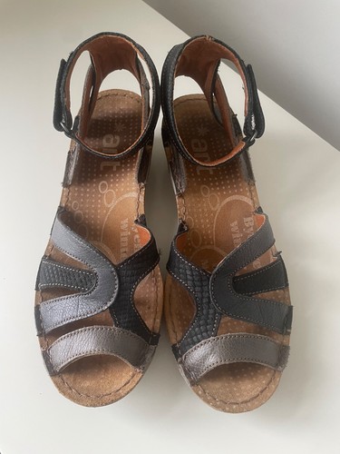 Art leather sandals - art,
