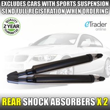 BMW 1 & 3 Series Rear Shock Absorbers PAIR E90 E91 E92 E93 Inc 120 320 2005-2013
