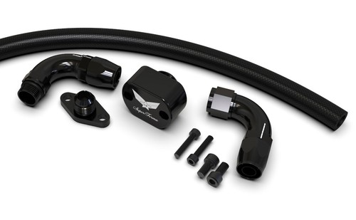 Cylinder head oil drain - cylinder, kit