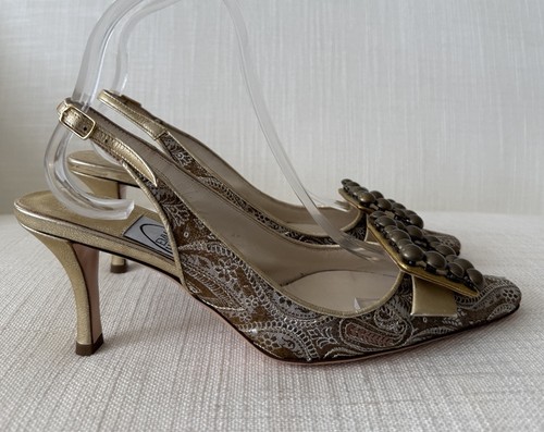 Emma hope kitten heel gold - gold, &