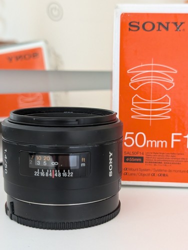 Sony 50mm lens - 50mm, f/1.4