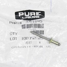 Polaris ATV Rivet, Genuine OEM Part 7661645, Qty 3