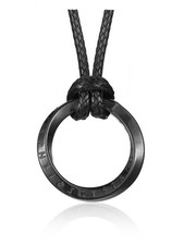 Mens Viking Necklace Jewellery Gifts for Men,Silver Black Norse Runes Stainless