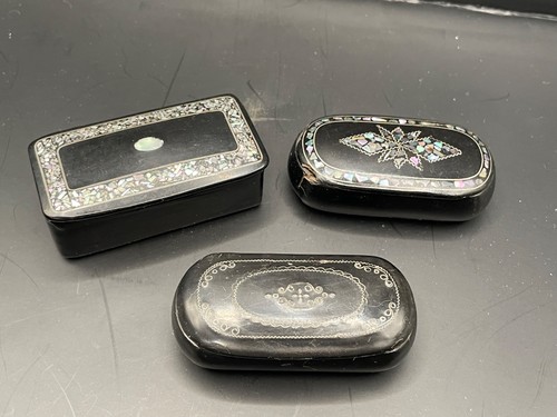 Snuff boxes antique - x, 3