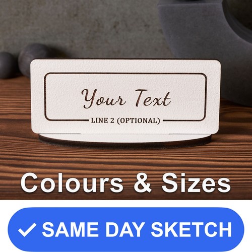 Stand alone wooden notice - wooden,