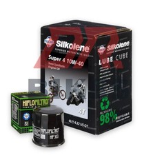 BMW F650 Funduro 97 98 99 00 Silkolene Super 4 10W40 + Oil Filter