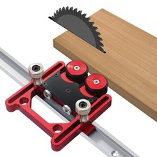 Double Wheel Bearing Stock Roller Table Saw Jig Guide for Router Table