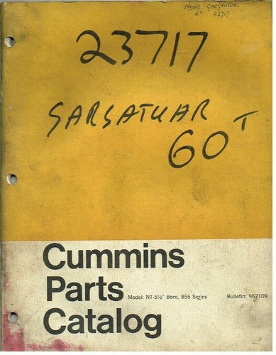 Cummins bore 855 - nt, 5.5"