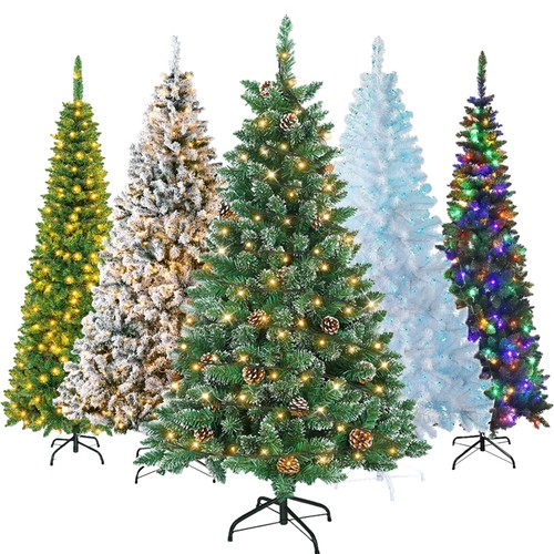 Christmas tree pre lit with - christmas,