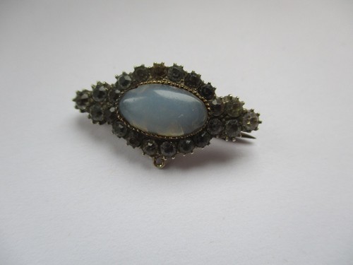 Antique brooch paste - antique,