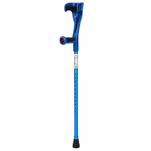 Single blue forearm crutch - blue,