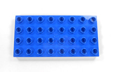 Lego Duplo Baseplate 4x8 flat (1) blue