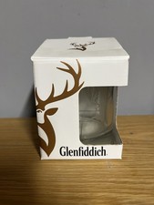 Brand New Glenfiddich Heavy Base Glass Tumbler Whisky In Gift Box 25cl 250ml 