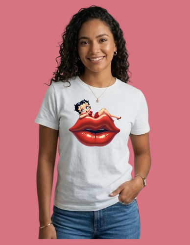 Betty boop white cotton - white,