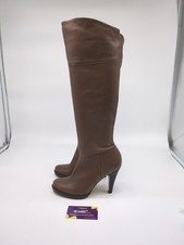 Topshop Brown Knee High Boots