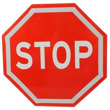 Useful Road Use Warning Sign Durable Stop Sign Creative Traffic STOP Sign