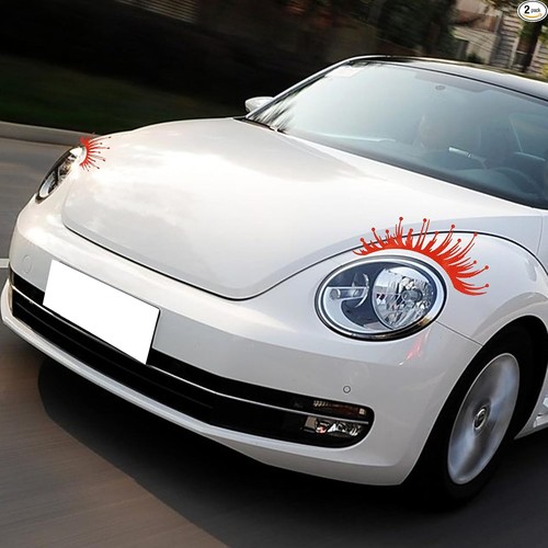 2pcs car headlight eyelashes - car,