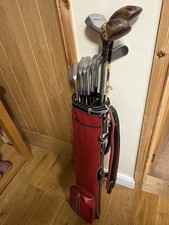 Vintage Golf Clubs & Bag