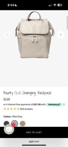 Gigil changing bag - changing,