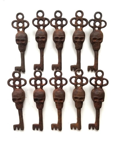 Victorian skull key vintage - skull,