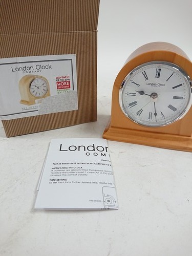 London clock company - clock, wooden