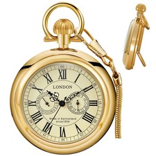 Stainless Steel Pocket Watch